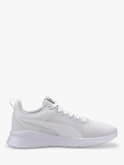 PUMA Kids' Anzarun Lite Trainers, White, White