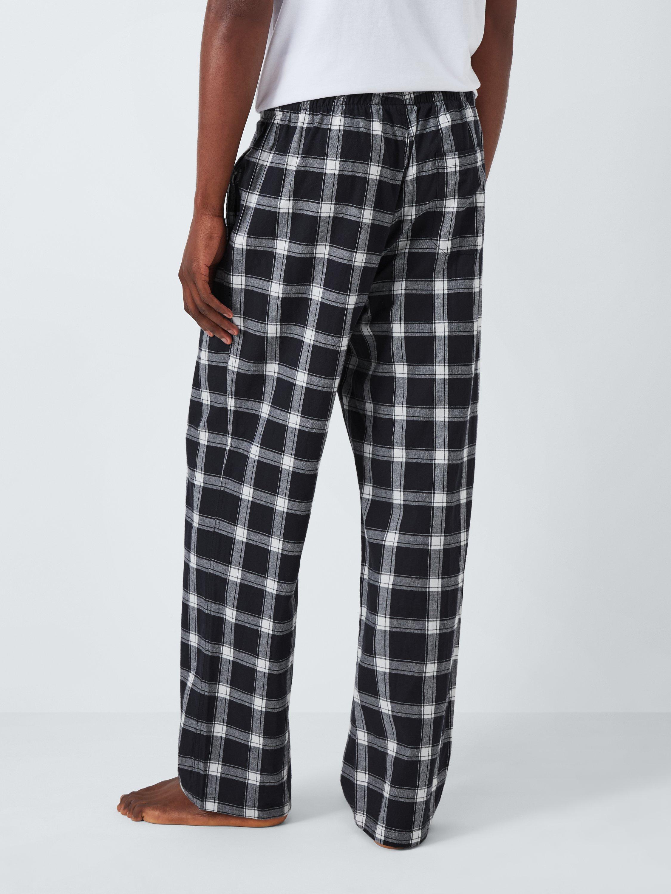 John Lewis Organic Cotton Check Pyjama Trousers