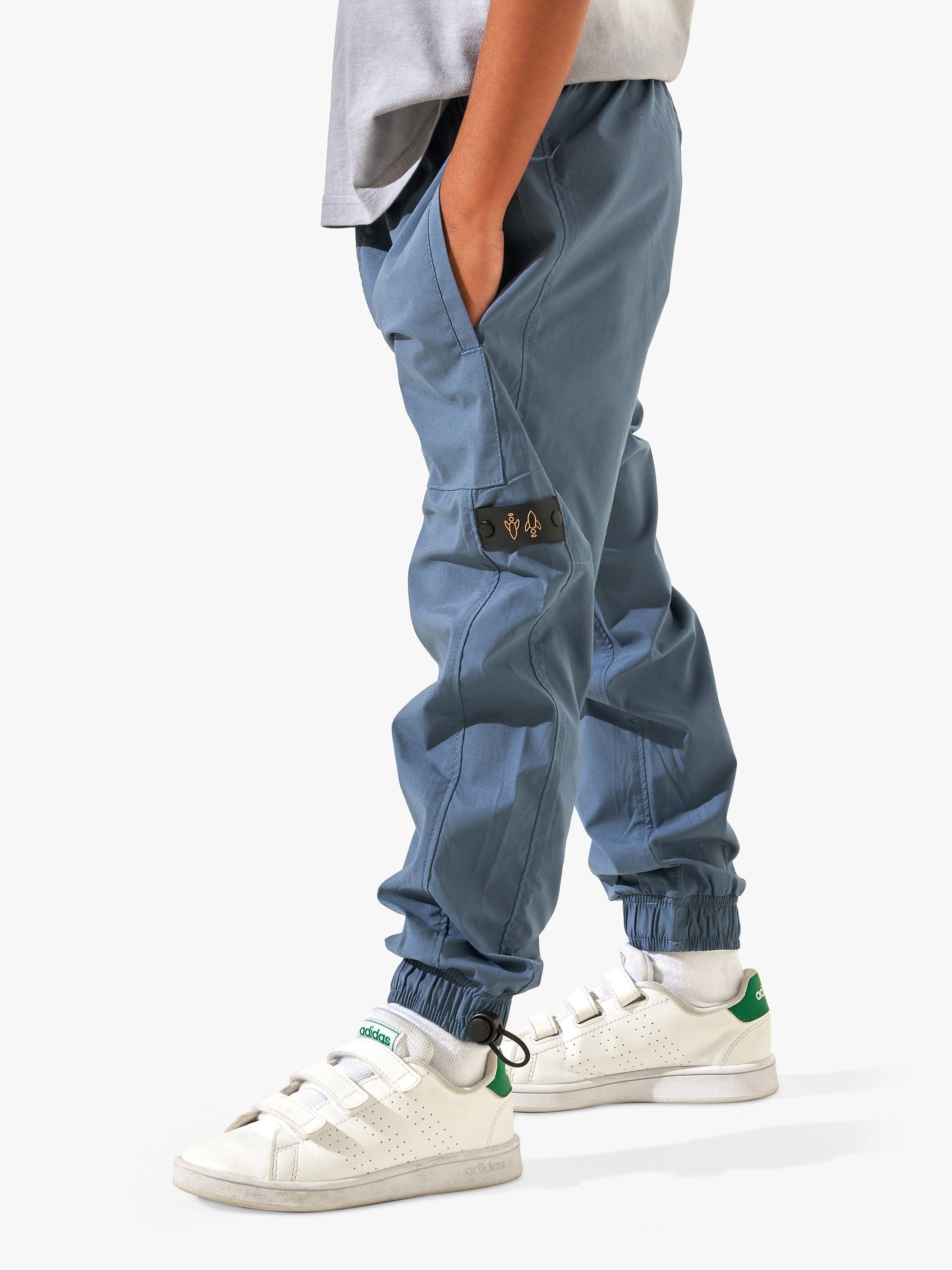 Angel & Rocket Kids' Finn Stretch Poplin Trousers, Blue