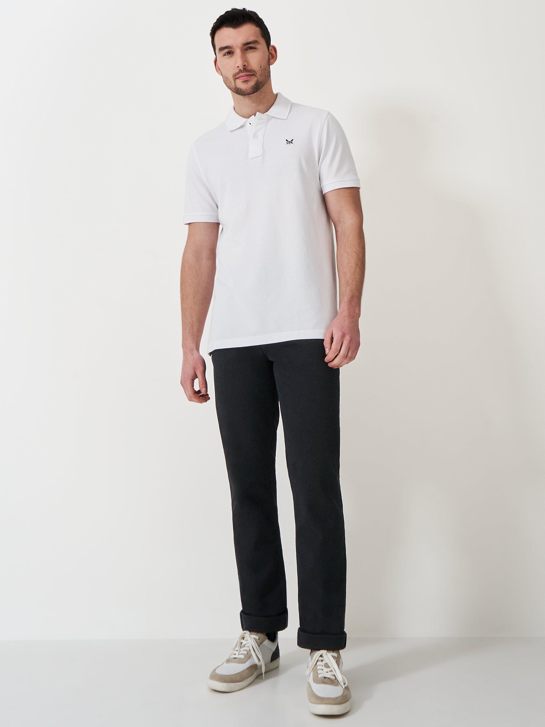 Product image 3 of 5, which shows Crew Clothing Spencer Slim Leg Jeans, Black, 30R