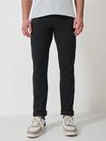 Crew Clothing Parker Straight Leg Jeans, Black