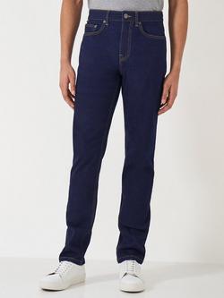 Crew Clothing Parker Straight Leg Jeans - view 2, Bright Blue