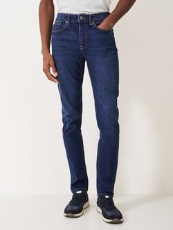 Crew Clothing Parker Straight Leg Jeans - view 2, Mid Blue