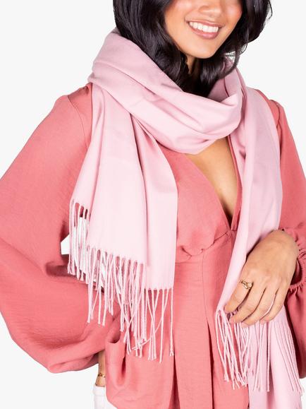 Bloom & Bay Capri Pashmina - view 2, Pale Pink