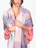 Bloom & Bay Malia Pastel Check Pashmina, Multi