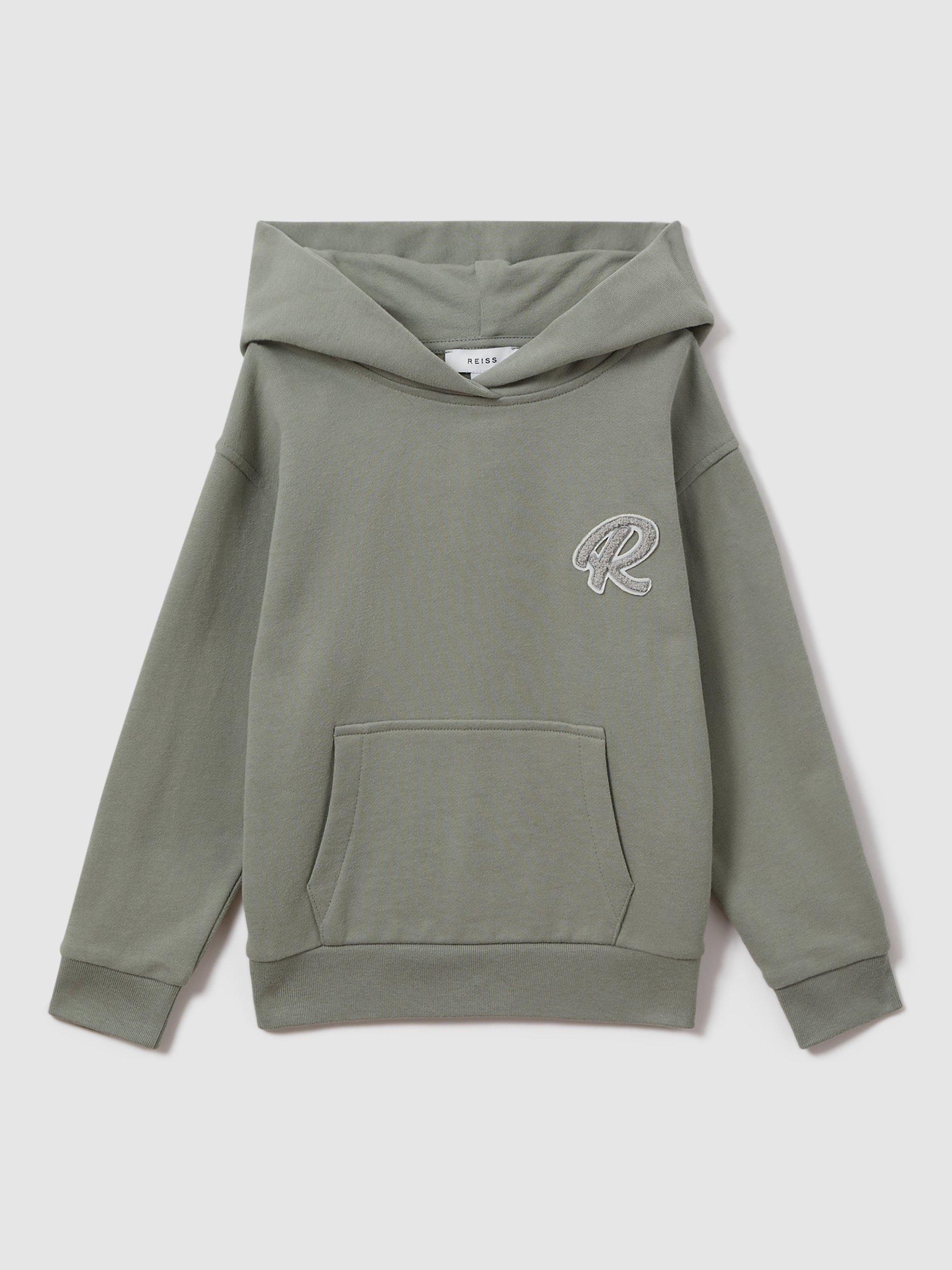 Reiss Kids' Cade Hoodie, Pistachio