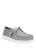 Hey Dude Wally Canvas Shoes, Light Grey