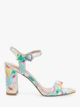 Dune Merriment Abstract Print High Block Heel Sandals, Multi