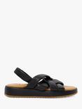 Dune Laters Leather Memory Foam Flatform Sandals