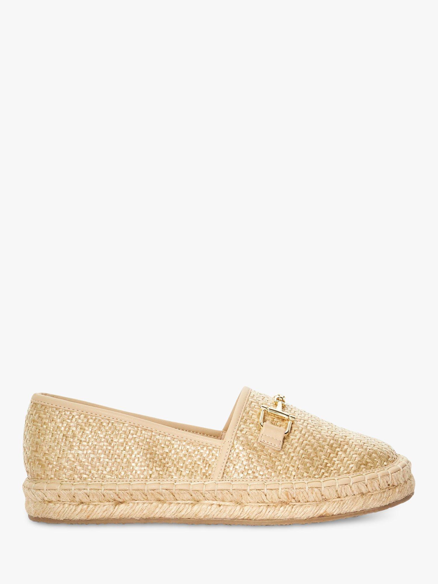 Dune Gellato Snaffle Trim Espadrilles Natural