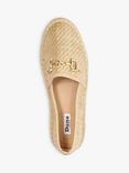 Dune Gellato Snaffle Trim Espadrilles, Natural