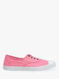 Trotters Adult Hampton Canvas Plum Plimsolls, Bonbon