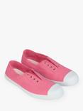 Trotters Adult Hampton Canvas Plum Plimsolls, Bonbon