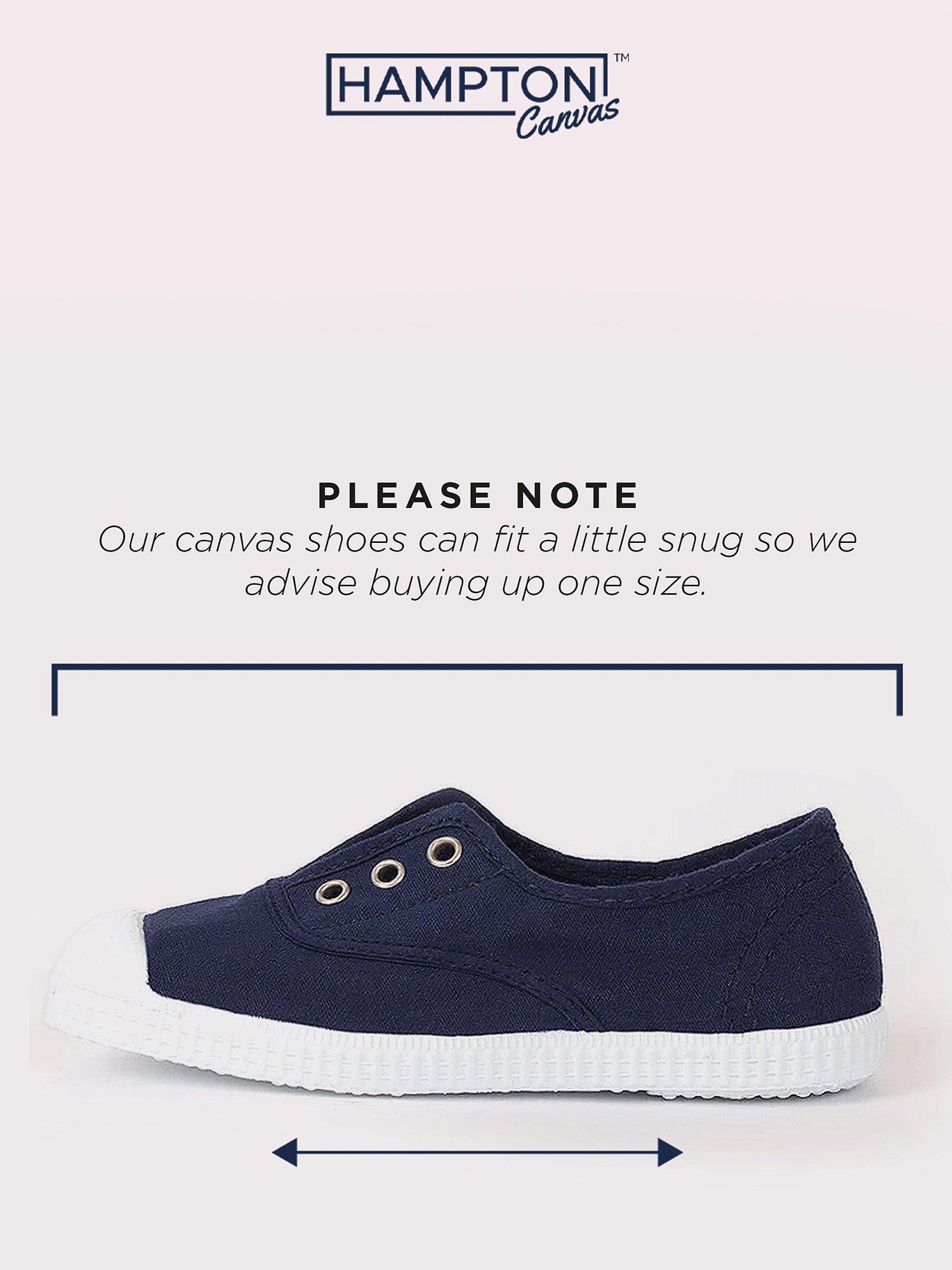 Product image 4 of 4, which shows Trotters Adult Hampton Canvas Plum Plimsolls, Bonbon, 5