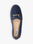 Dune London Gellato Denim Espadrilles, Navy