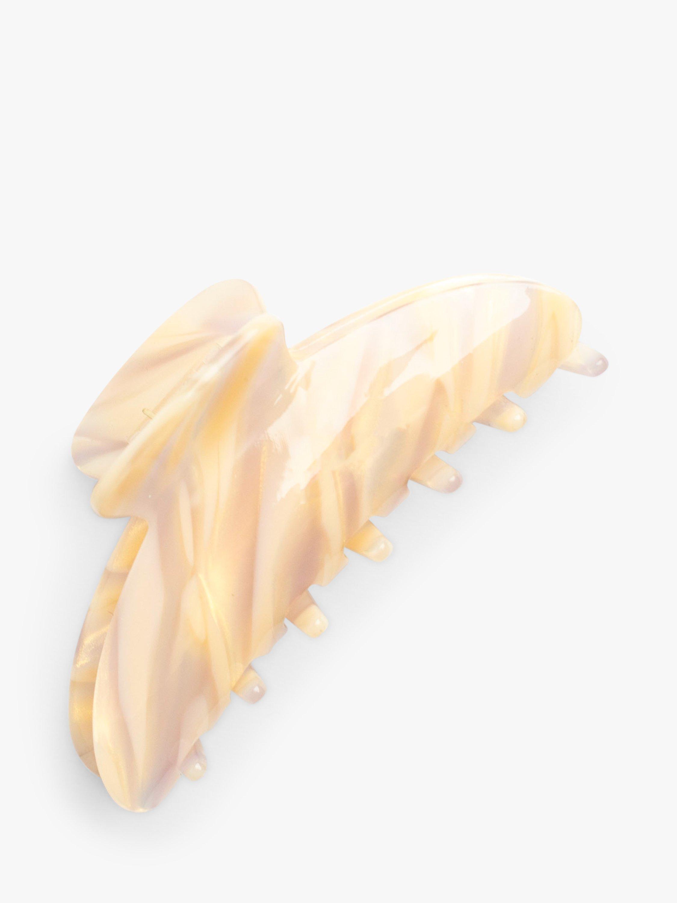 Product image 1 of 2, which shows Bloom & Bay Holly Iridescent Hair Claw, Cream, One Size