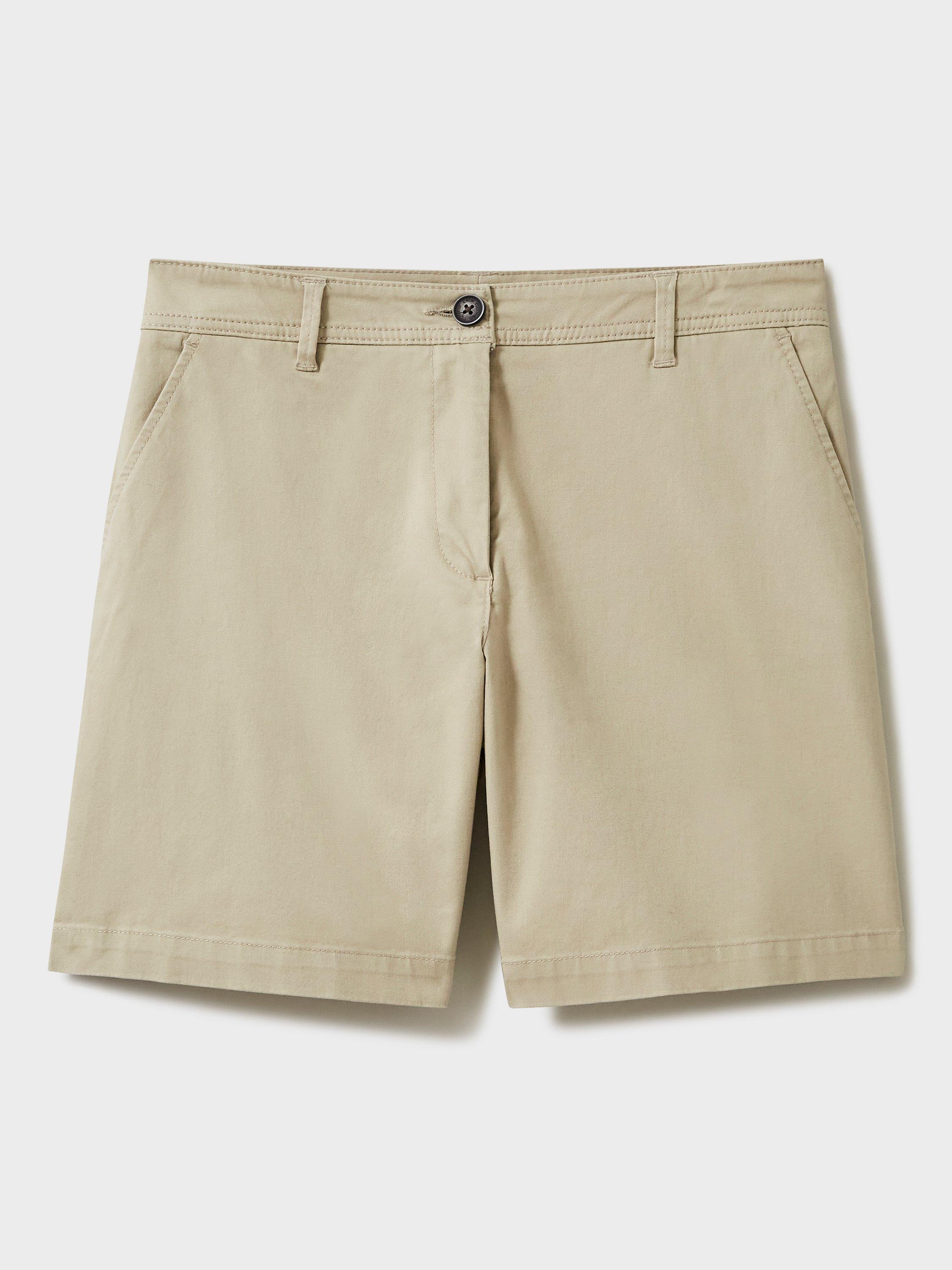 Product image 5 of 7, which shows Crew Clothing Chino Shorts, Stone, 8
