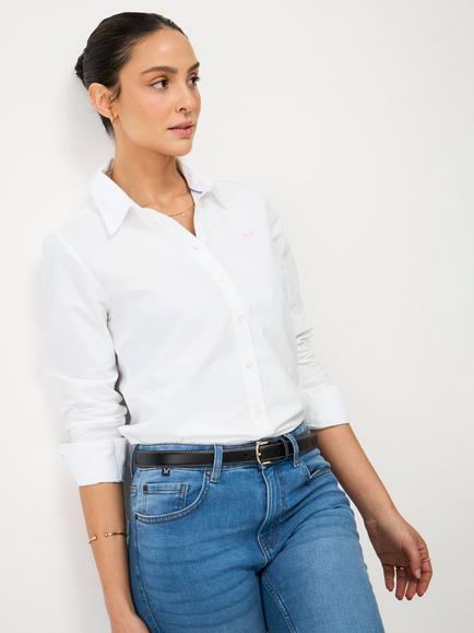 Crew Clothing Cotton Shirt, White