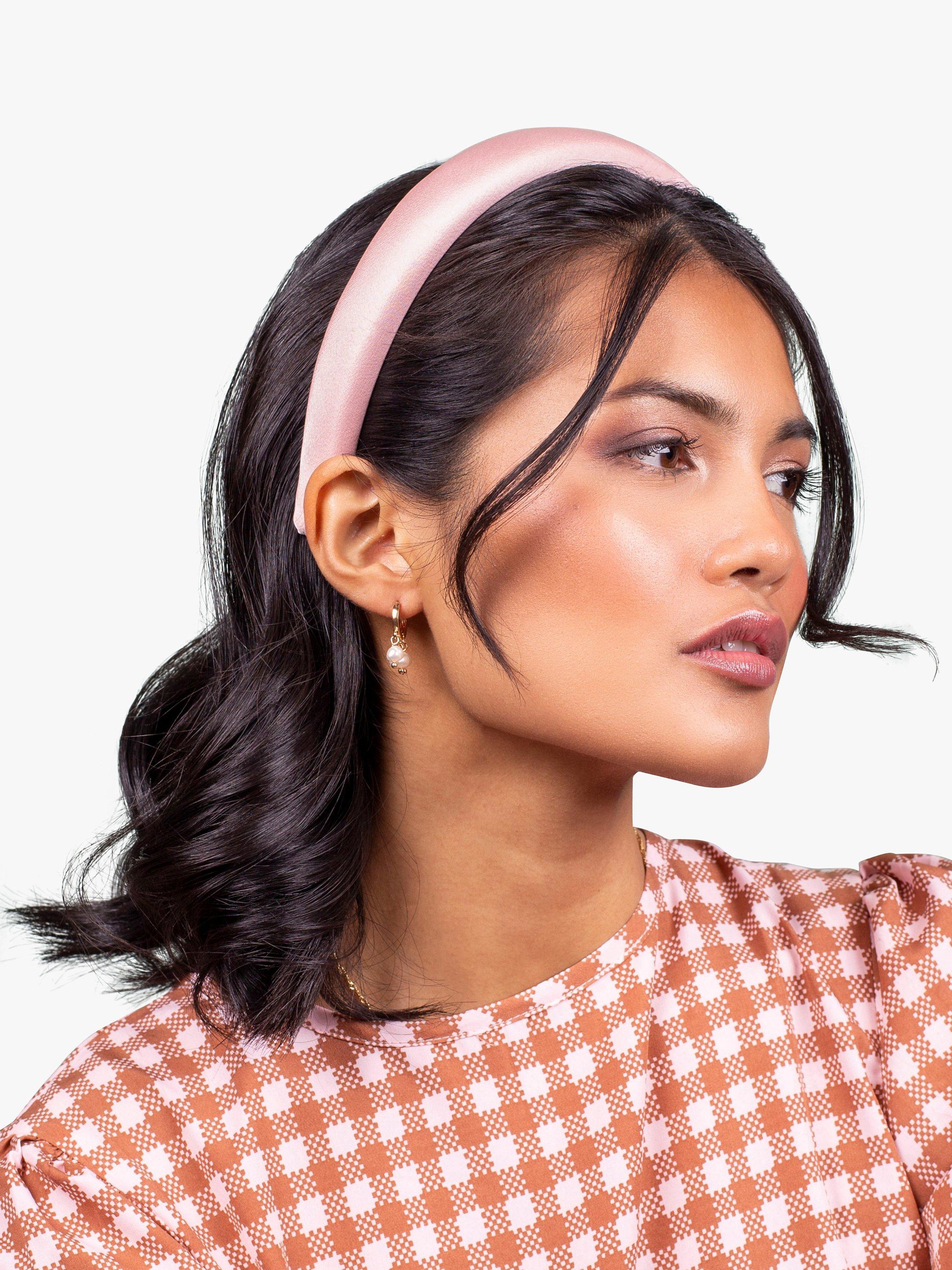 Product image 4 of 5, which shows Bloom & Bay Ixora Satin Headband, Pale Pink, One Size