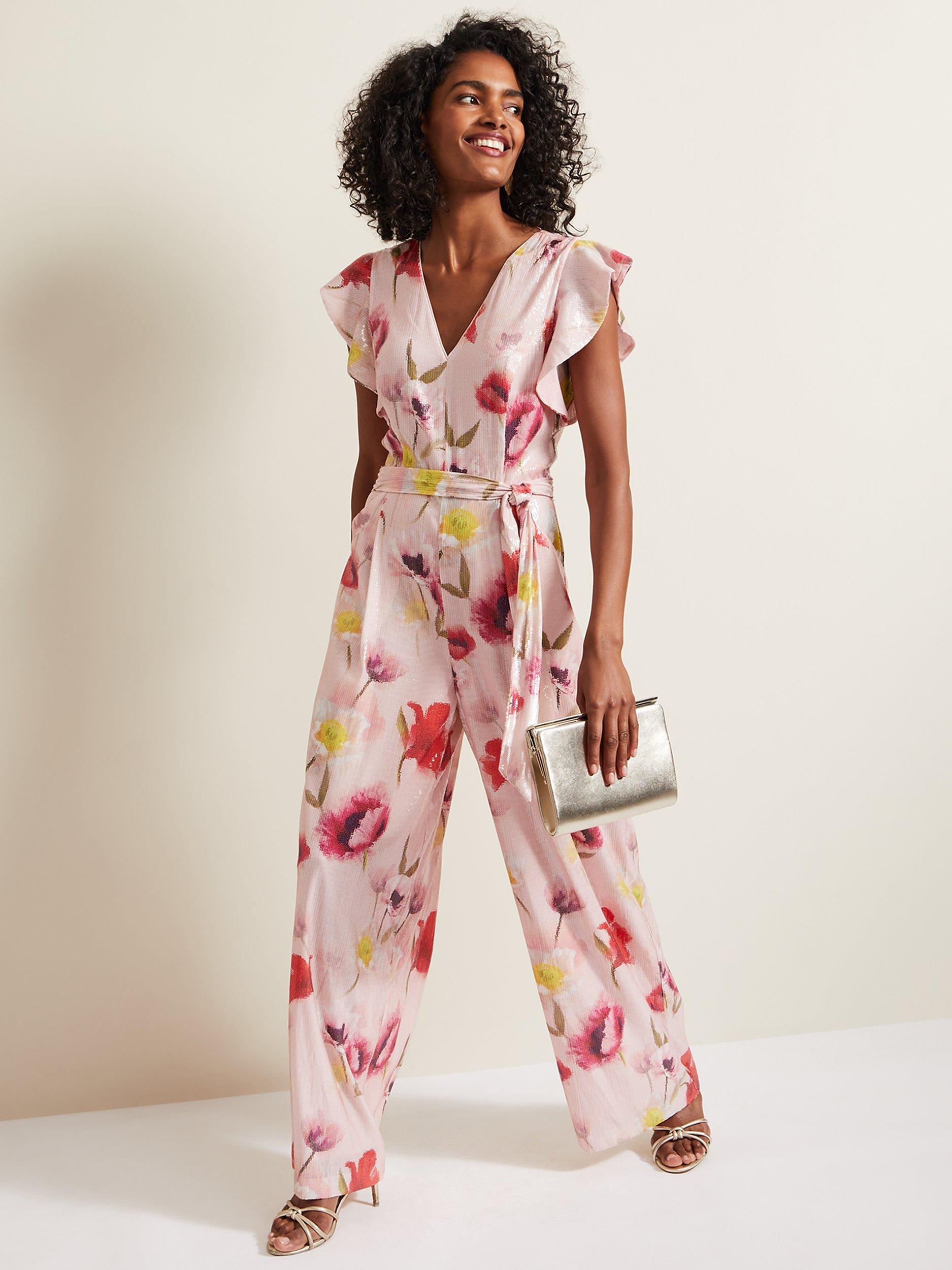 Phase Eight Rhiannon Sequin Jumpsuit Multi