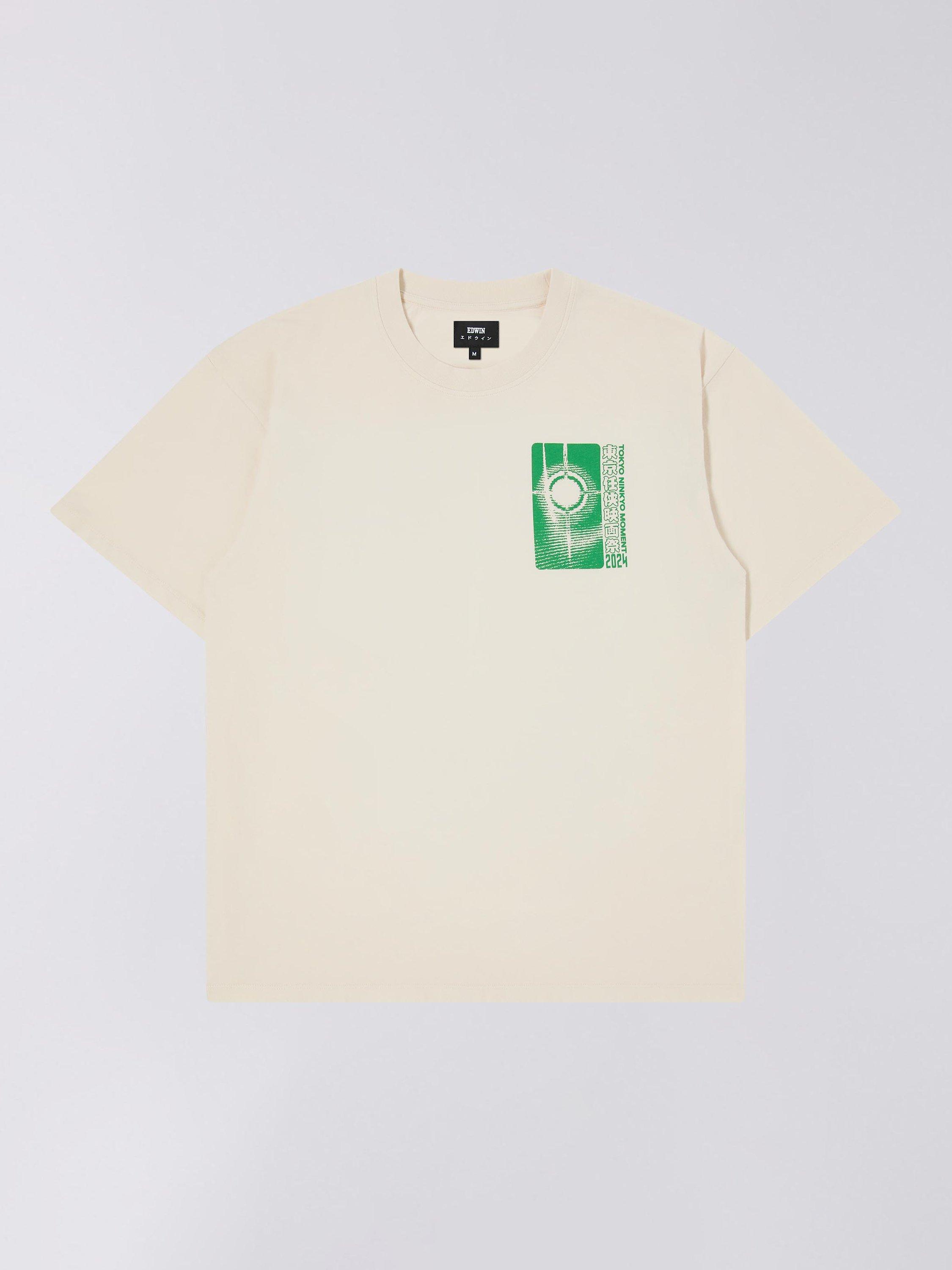 Edwin Tokyo Ninkyo Oversized T-Shirt, Whisper White/Green