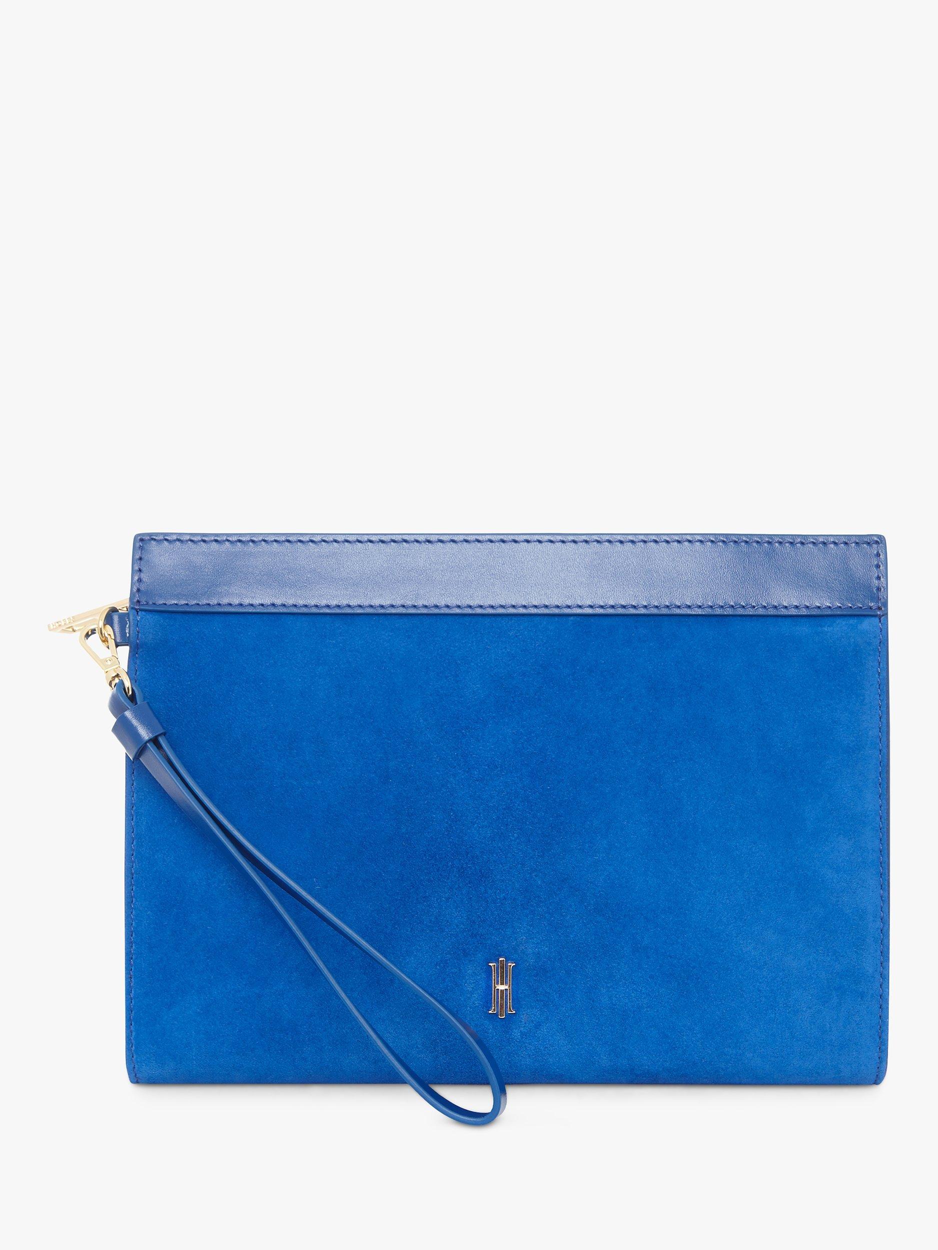 Hobbs Catherine Suede Wrislet Clutch Bag