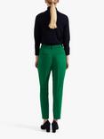 Hobbs Petite Suki Trousers, Malachite Green