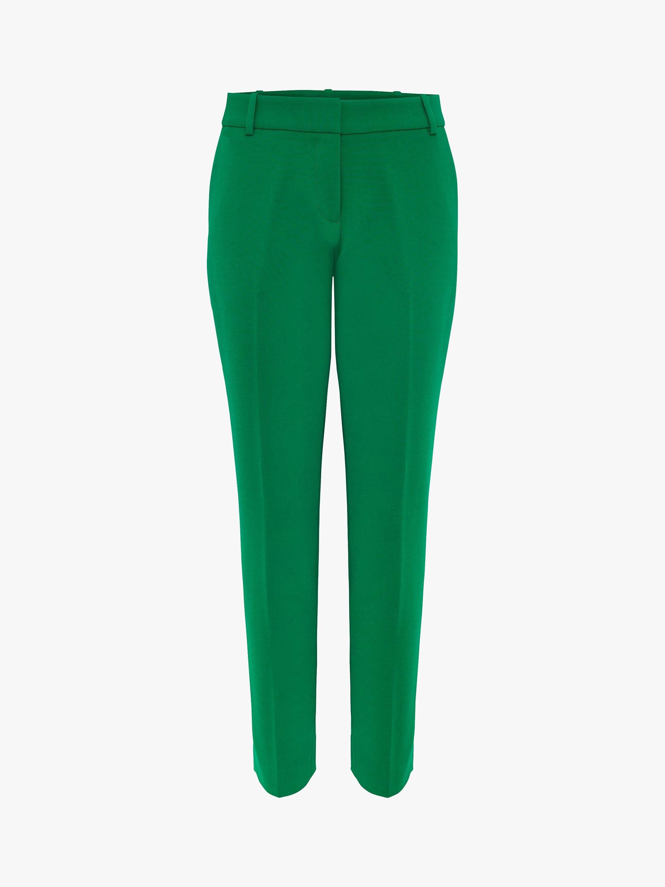 Hobbs Petite Suki Trousers, Malachite Green, 14