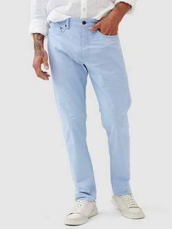 Rodd & Gunn Gunn Fabric Straight Fit Regular Leg Jeans, Sky Blue