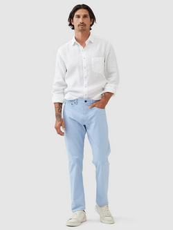 Rodd & Gunn Gunn Fabric Straight Fit Regular Leg Jeans - view 2, Sky Blue