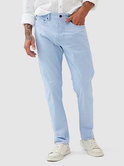 Rodd & Gunn Gunn Fabric Straight Fit Long Leg Jeans, Sky Blue