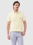 Rodd & Gunn The Gunn Cotton Slim Fit Short Sleeve Polo Shirt, Lemon