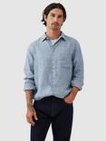 Rodd & Gunn Chaffeys Linen Blend Slim Fit Long Sleeve Shirt