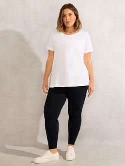 Live Unlimited Curve Petite Jersey Regular Length Leggings, Black, Black