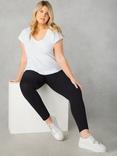 Live Unlimited Curve Jersey Regular Length Leggings, Black