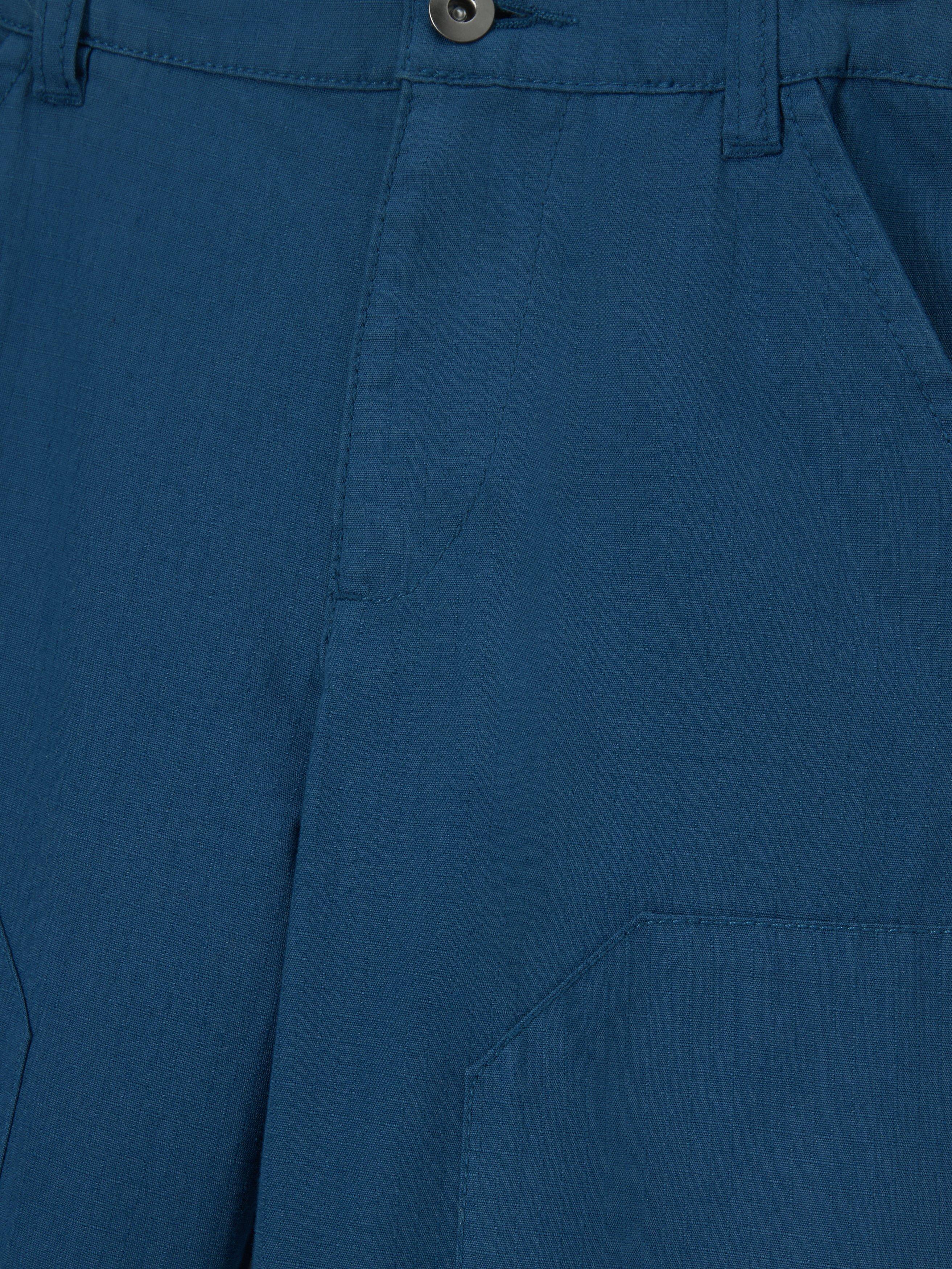 Product image 7 of 7, which shows John Lewis Kids' Ripstop Carpenter Trousers, Indigo, 10 years