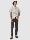 Rodd & Gunn Montcalm Cotton Slim Fit Short Sleeve Shirt, Fatigue, Fatigue