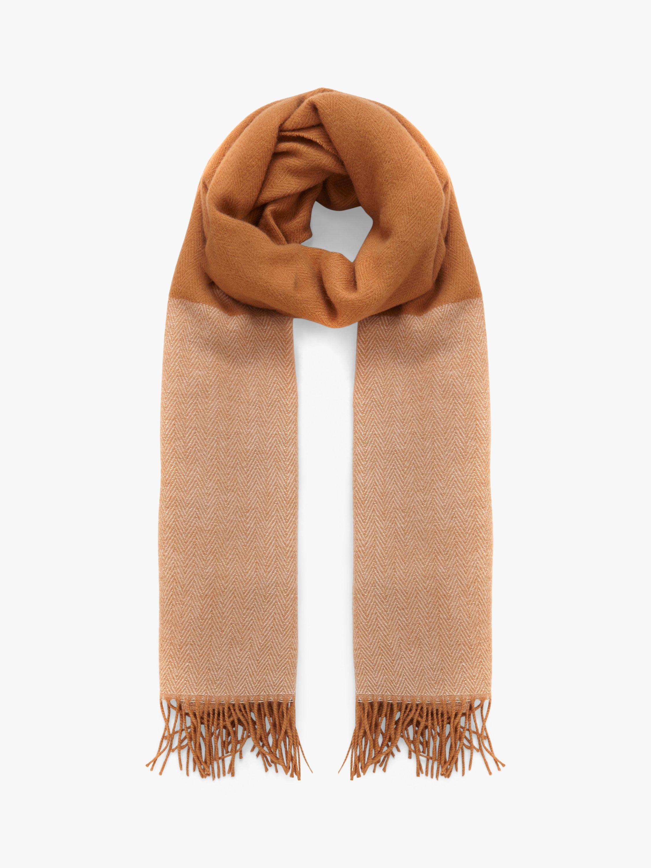 Hobbs Agnes Wool Blend Scarf, Camel