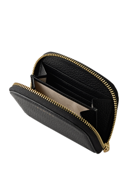 Radley Dukes Place Medium Leather Zip Around Purse - view 2, Black