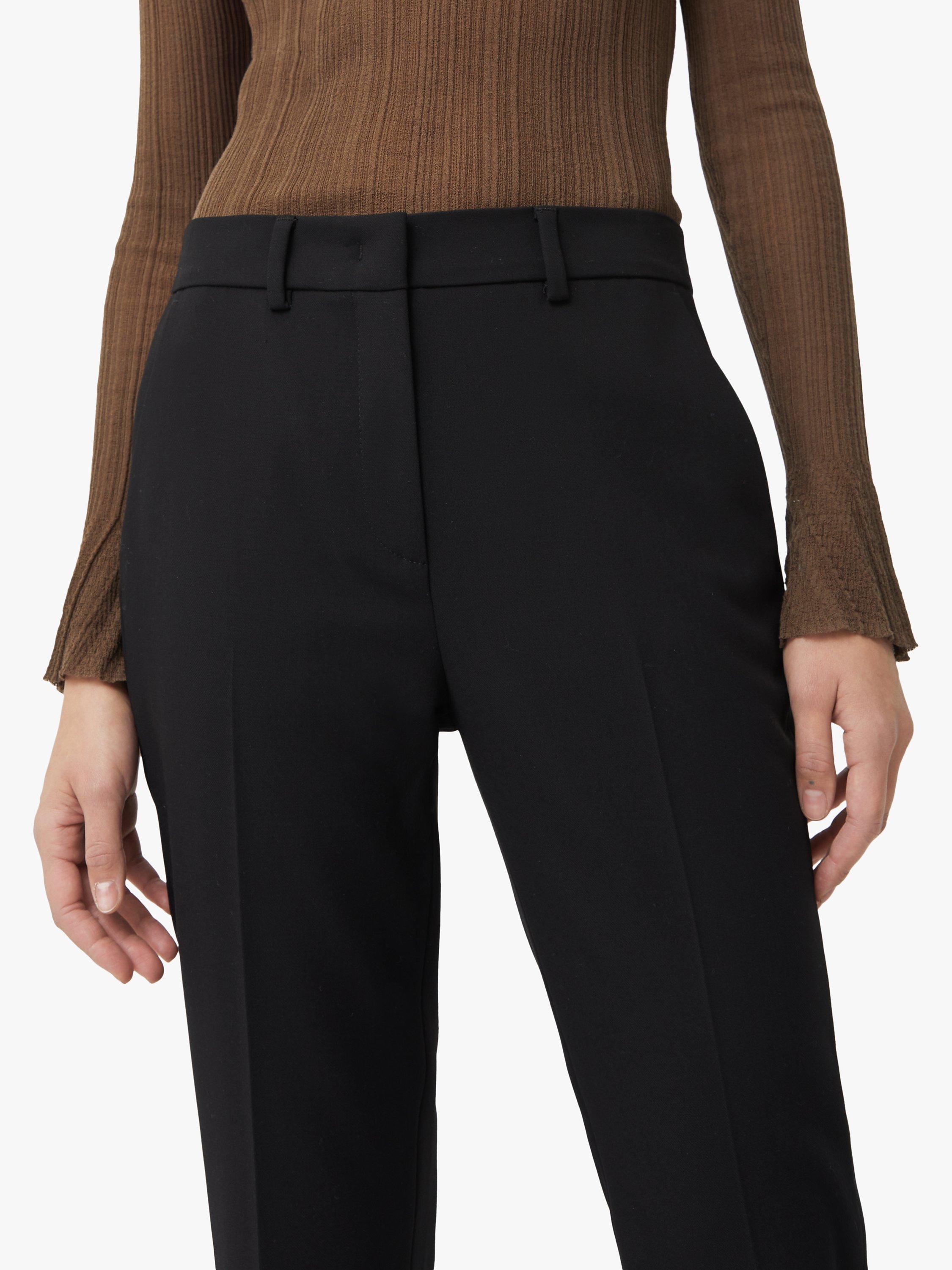 Jigsaw Modern Crepe Marden Trouser, Black, 6