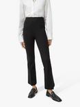 Jigsaw Ponte Kickflare Trousers, Black