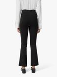 Jigsaw Ponte Kickflare Trousers, Black