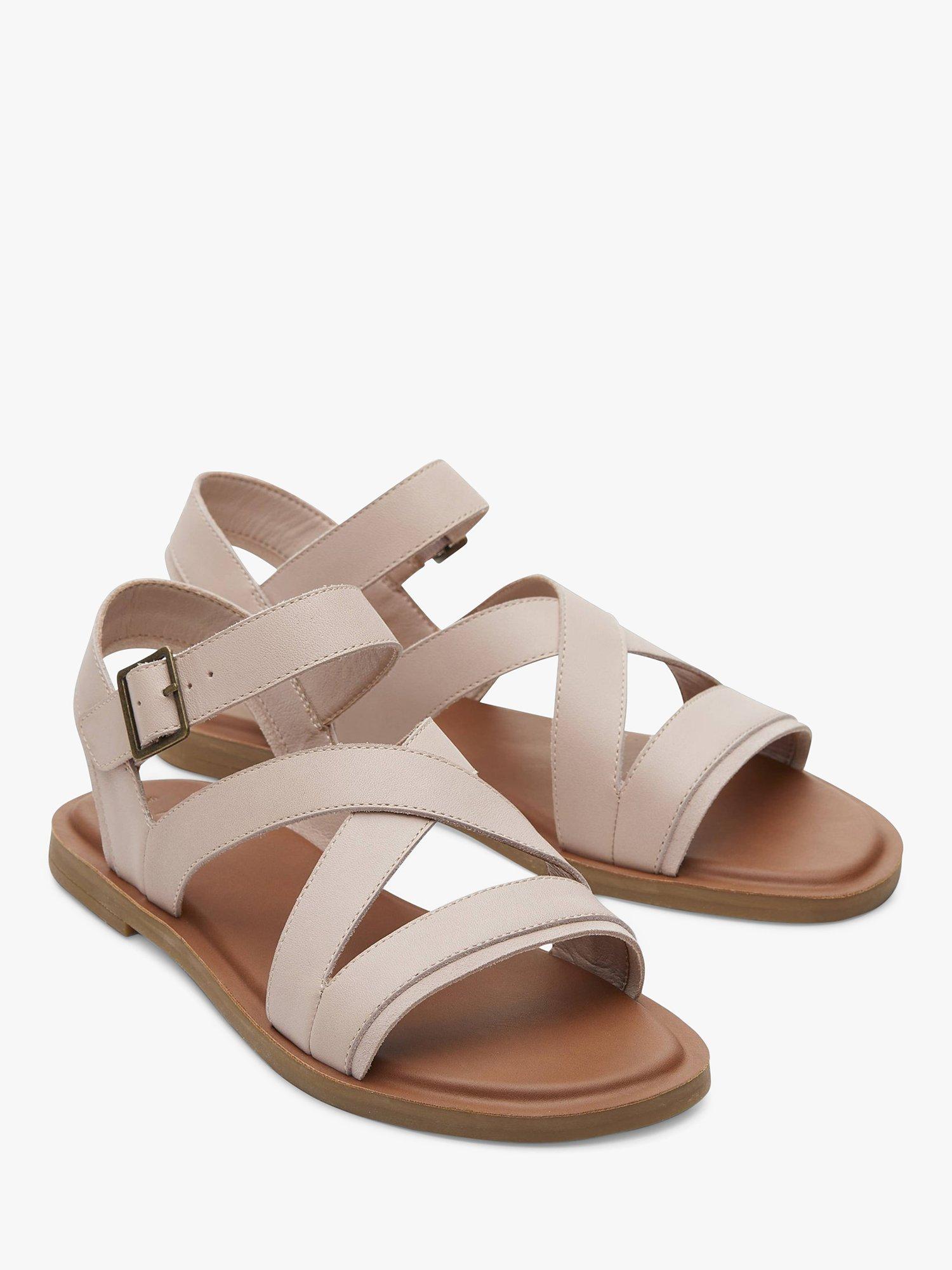 Product image 2 of 4, which shows TOMS Sloane Leather Sandals, Pink, 4