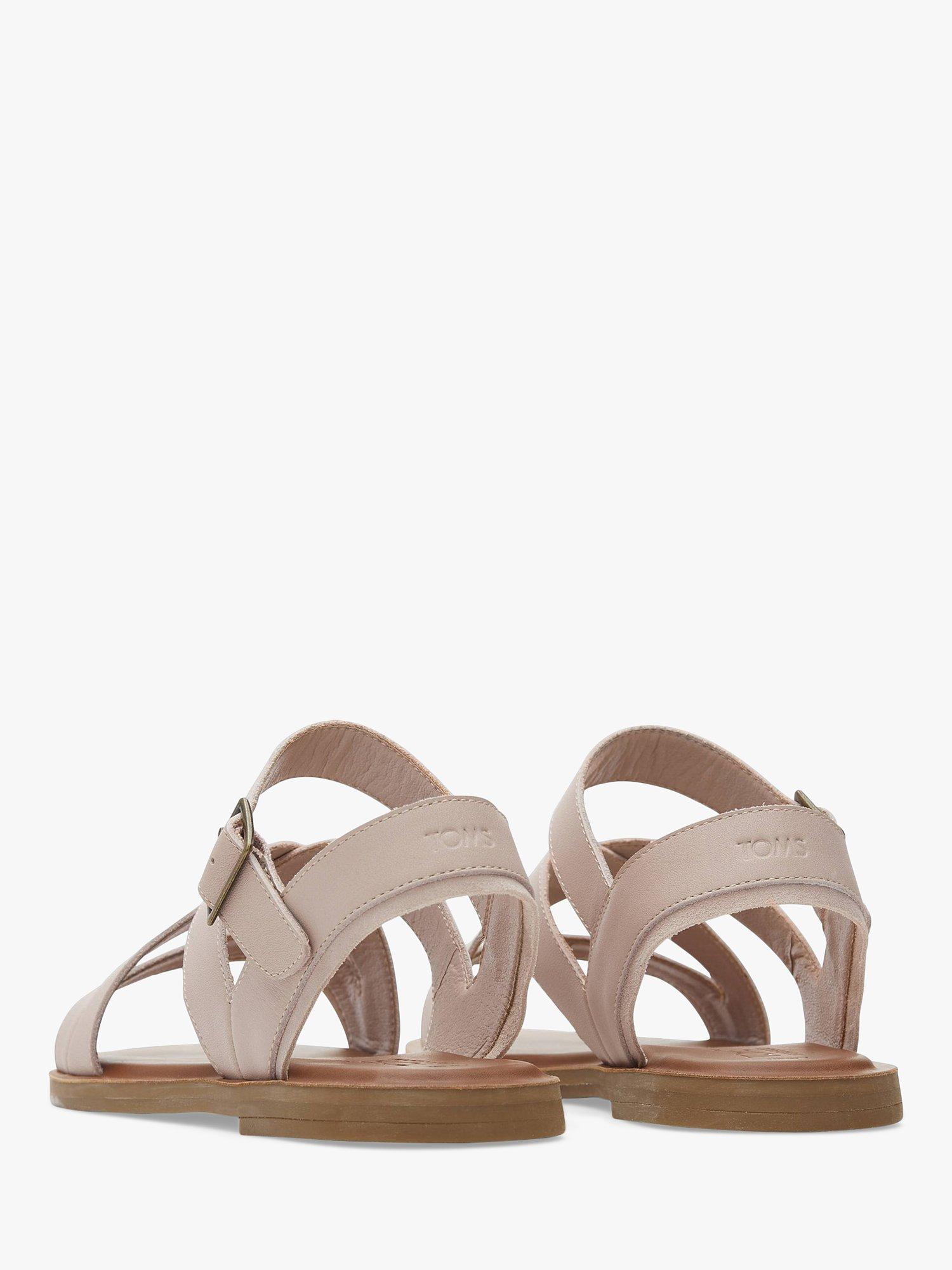 Product image 3 of 4, which shows TOMS Sloane Leather Sandals, Pink, 4