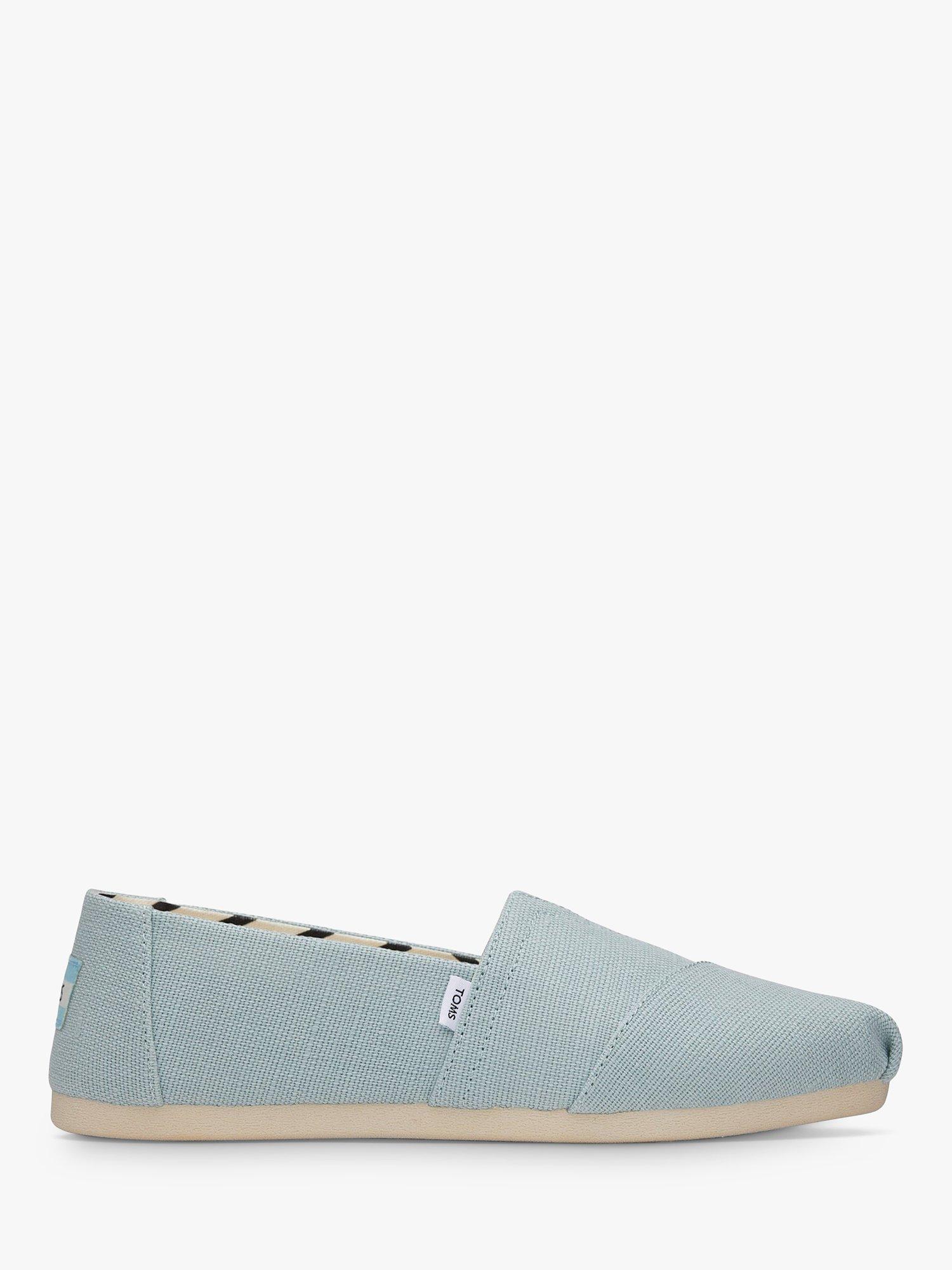 Product image 1 of 4, which shows TOMS Alpargata Espadrille Shoes, Light Blue, 6