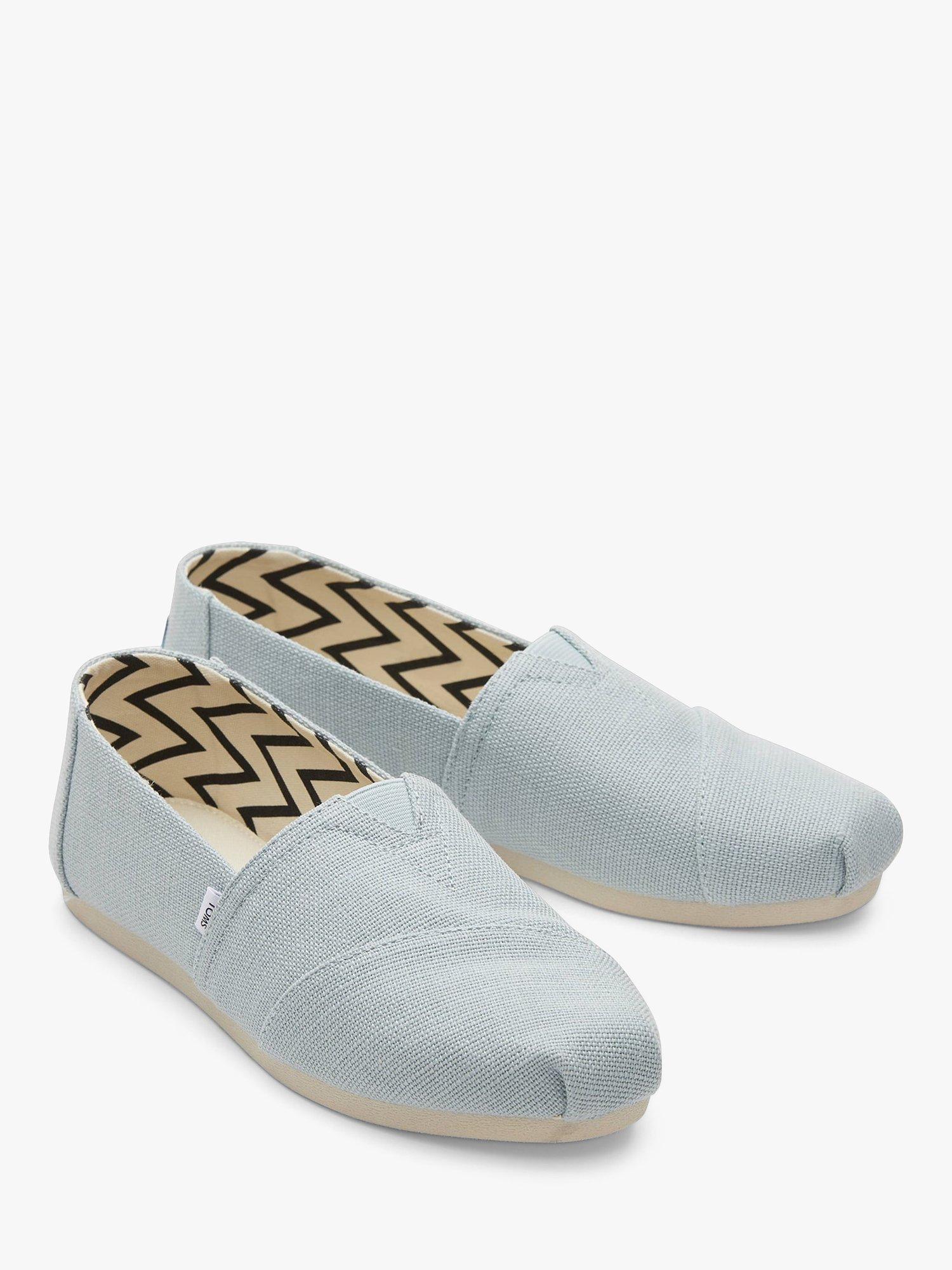 Product image 2 of 4, which shows TOMS Alpargata Espadrille Shoes, Light Blue, 6