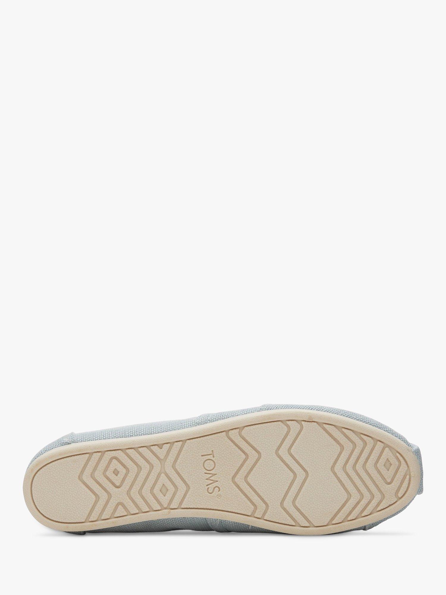Product image 4 of 4, which shows TOMS Alpargata Espadrille Shoes, Light Blue, 6