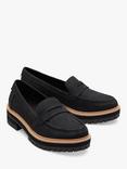 TOMS Cara Lug Sole Leather Loafers