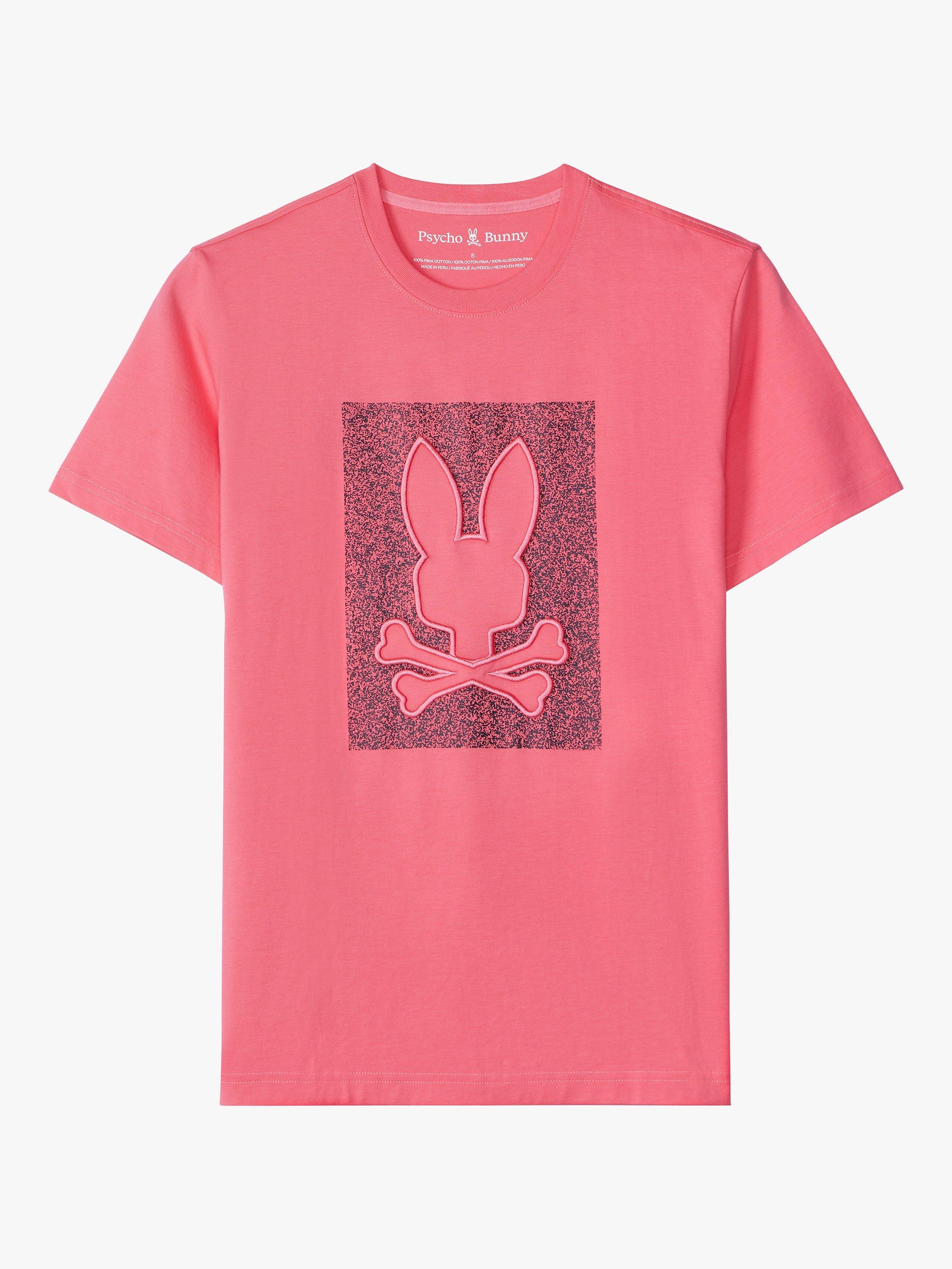 Psycho Bunny Livingston Graphic T-Shirt, Camellia Rose/Multi