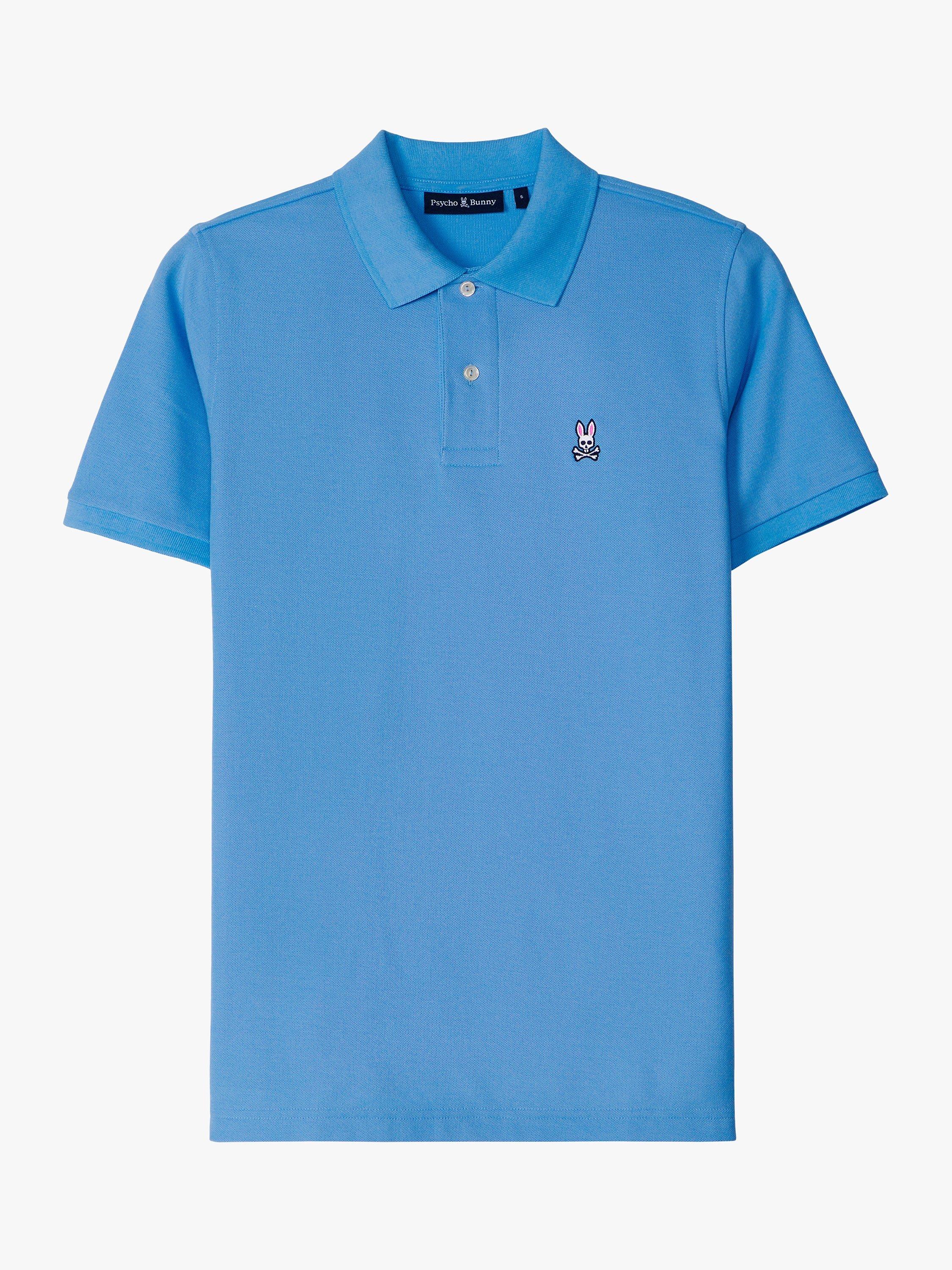 Product image 5 of 8, which shows Psycho Bunny Classic Pique Polo Shirt, Marina, S